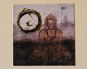 What The Buddha Sewed - Art Print Square 10x10