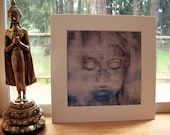 Blue Sky Buddha Print 10x10