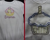 Personalized 1st birthday onesies