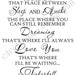 Tinkerbell You know the place between sleep and awake 20x19 Vinyl Lettering Wall Saying --See 61 VINYL COLORS-Shipping is only 2.99