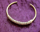 Etruscan Roman Egyptian Copper brass Sterling Silver Bracelet