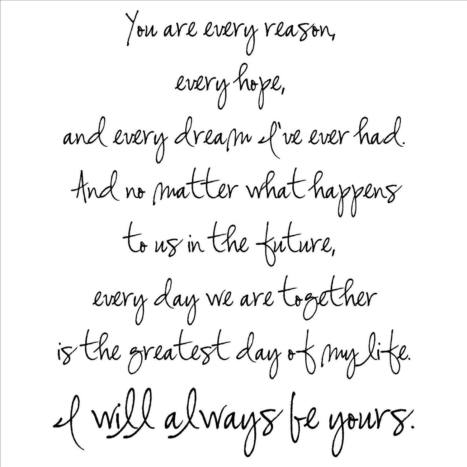 You are every reason (the notebook)