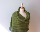 Knit Dublin Wrap Pattern - Instant PDF Download