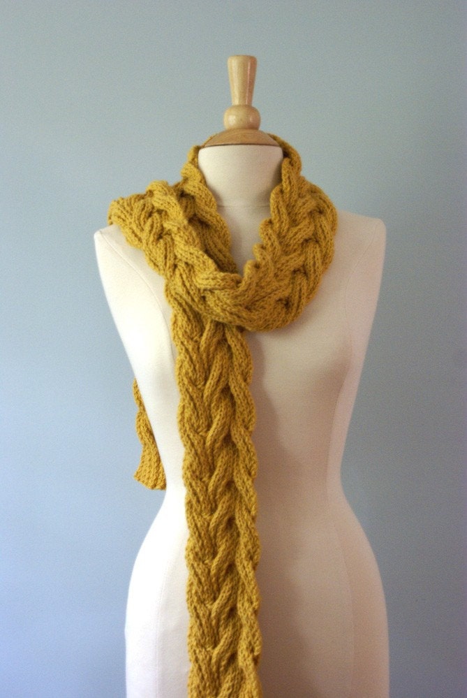 Handmade Knit Aspen Scarf