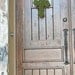 Moss Covered Cross 12  inch Door Wreath with Ribbon