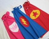 Little Super Hero Cape and Mask - You choose COLORS & SYMBOL