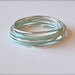 MINT Leather Bracelets Double the Silver Tube Bead leather jewelry bangles 10