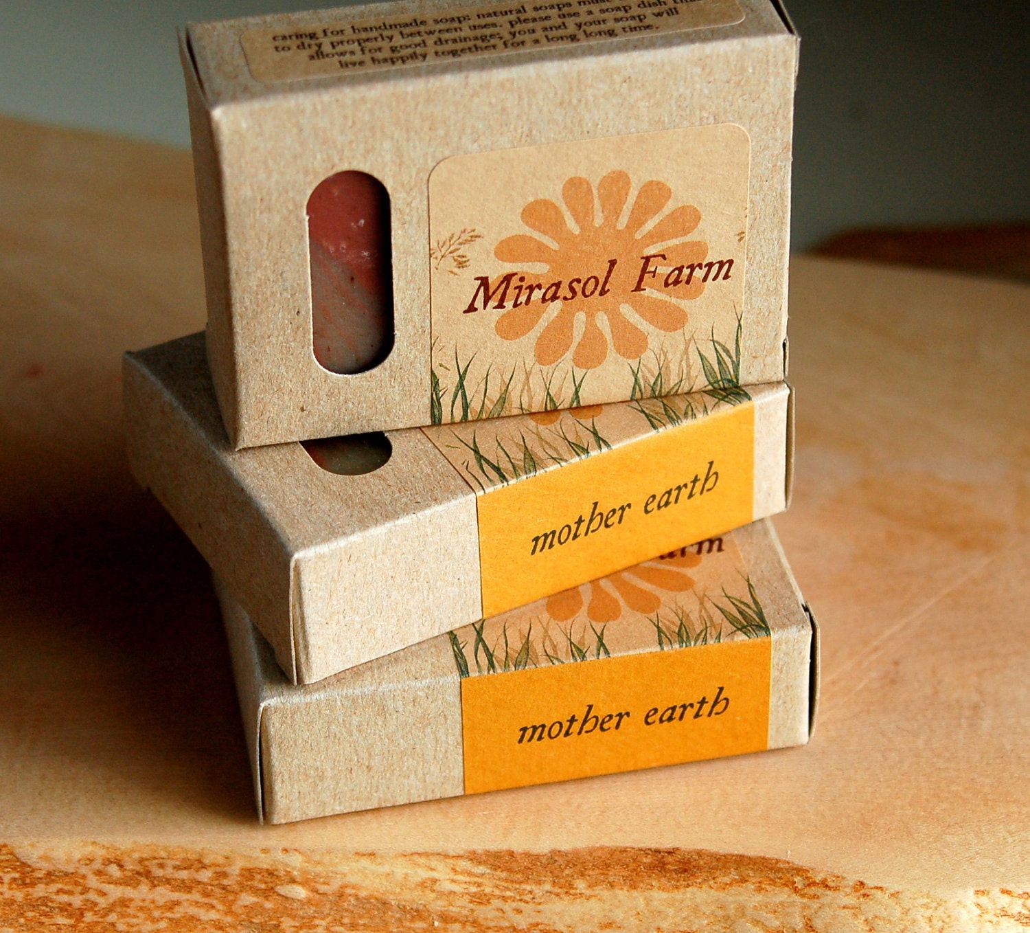 Mother Earth - organic and vegan soap, sage sandalwood