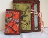 Autumn Birds Sewing Organizer Set SALE