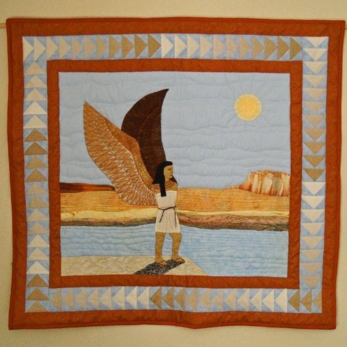 Horus Egyptian Myth Art Quilt