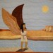 Horus Egyptian Myth Art Quilt