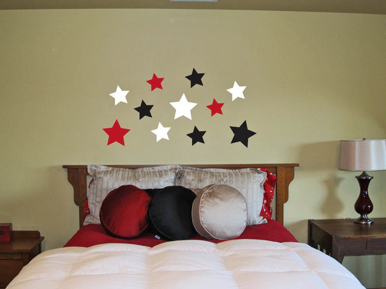Stars Vinyl Wall Art Decal - Stars - Nursery - Childs Bedroom - Wall Decor