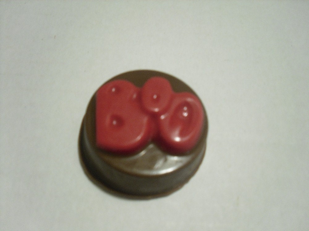 Chocolate Covered Oreos Halloween Boo