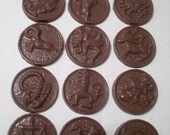 Chocolate Zodiac Medallions