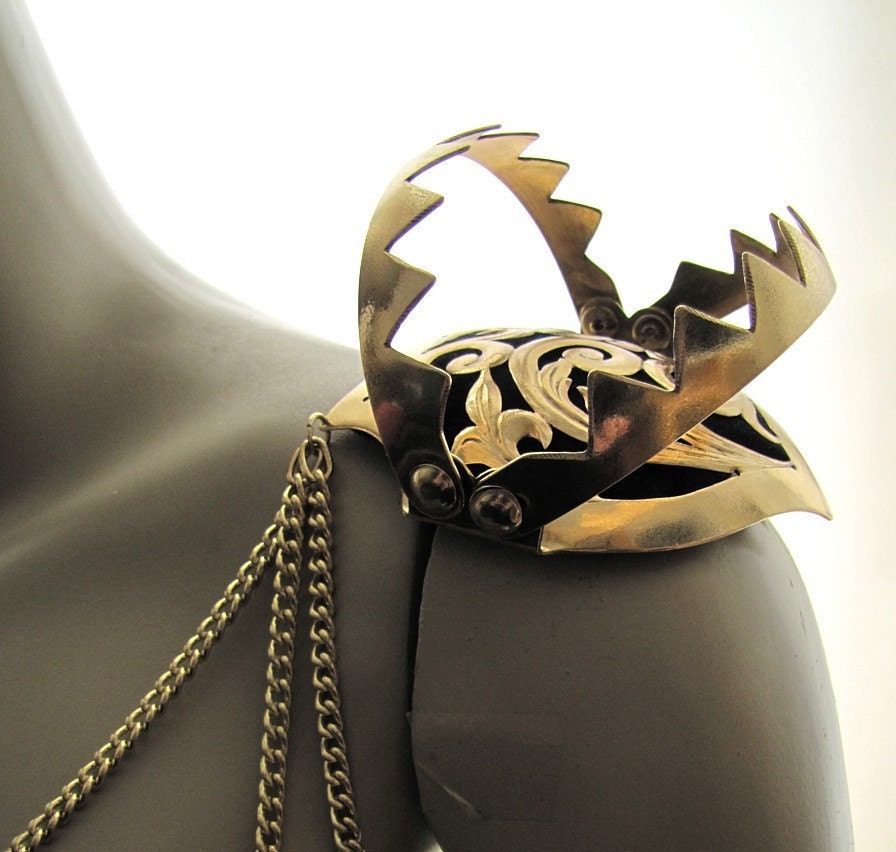 Brass Trap Epaulettes RESERVED for esha0519