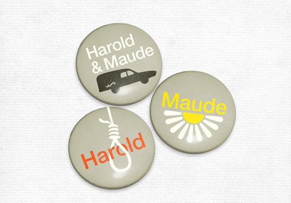 Harold and Maude 3 Magnet Set Names