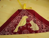 Girls Top sz 6 to 10  girls warm weather top Get it while its hot bandanna scarf cat bird