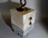 SABI NO ME - A Reliquary Box - Urn of Concrete and Iron