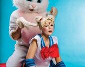 MATURE Sailor Moon and The Bunny (color photography, sexy sailor moon, anime, geekery, home decor, pin up, cosplay