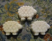 Sheep Shape Shea Butter Soaps (set of 3)