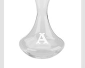 CUSTOM Monogrammed Wine Decanter