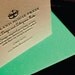 Reserved for David- Happy St. Patrick's Day - 4bar Letterpressed Card and Envelope (15)