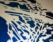 Flowering Trees and Waves Ketubah
