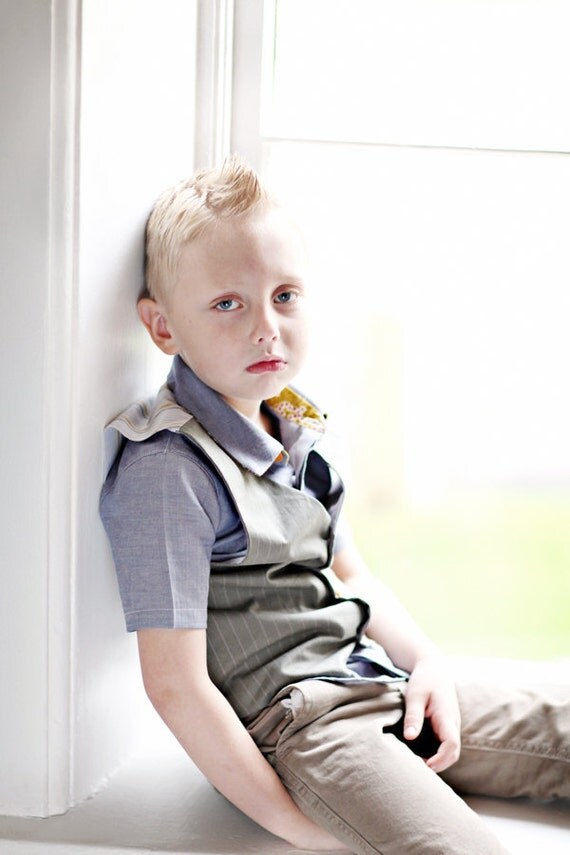 Boy's Shirt, Wedding shirt for boys, Ring bearer shirt, Sunday best boys outfit - Little Mister Shirt 12m/18m, 2T, 3T, 4T, 5, 6, 7/8, 9/10