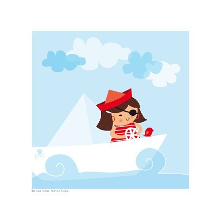 Print - Pirate Girl