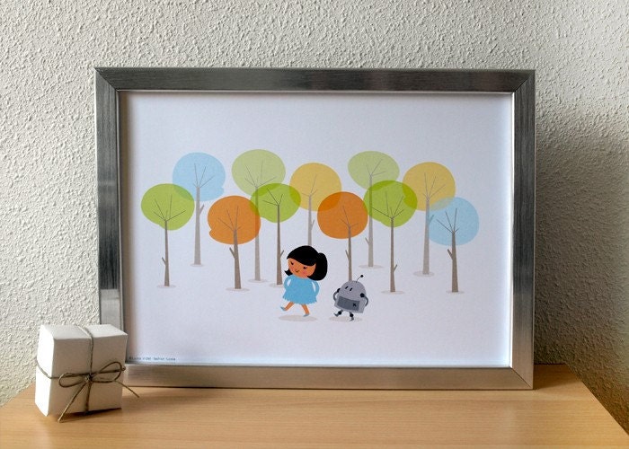 Print - Walking