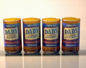 YAVA Glass - Upcycled Dad's Root Beer Soda Bottle Glasses (Set of 4)