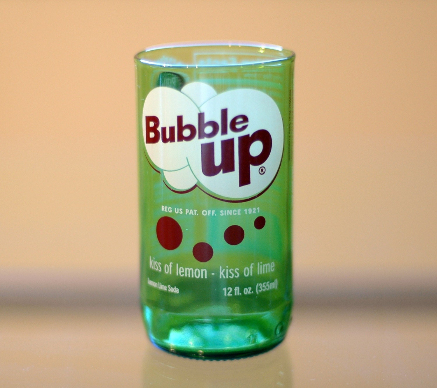 YAVA Glass - Recycled Bubble Up Soda Bottle Glass
