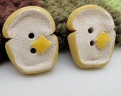 Toast Buttons - Ceramic Buttons - 2