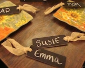 place setting mini chalkboards . . .