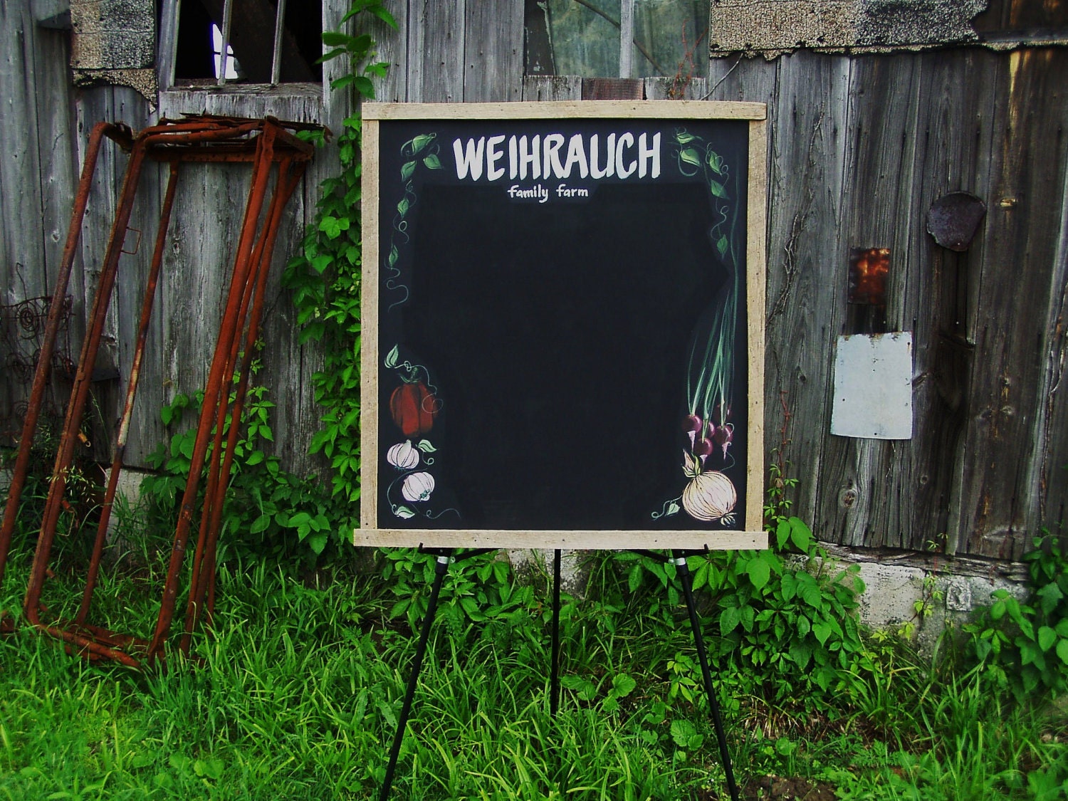 custom craft/farmer's market chalkboards . . .