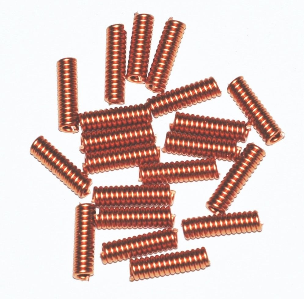 spacer beads- copper wire handmade tubes