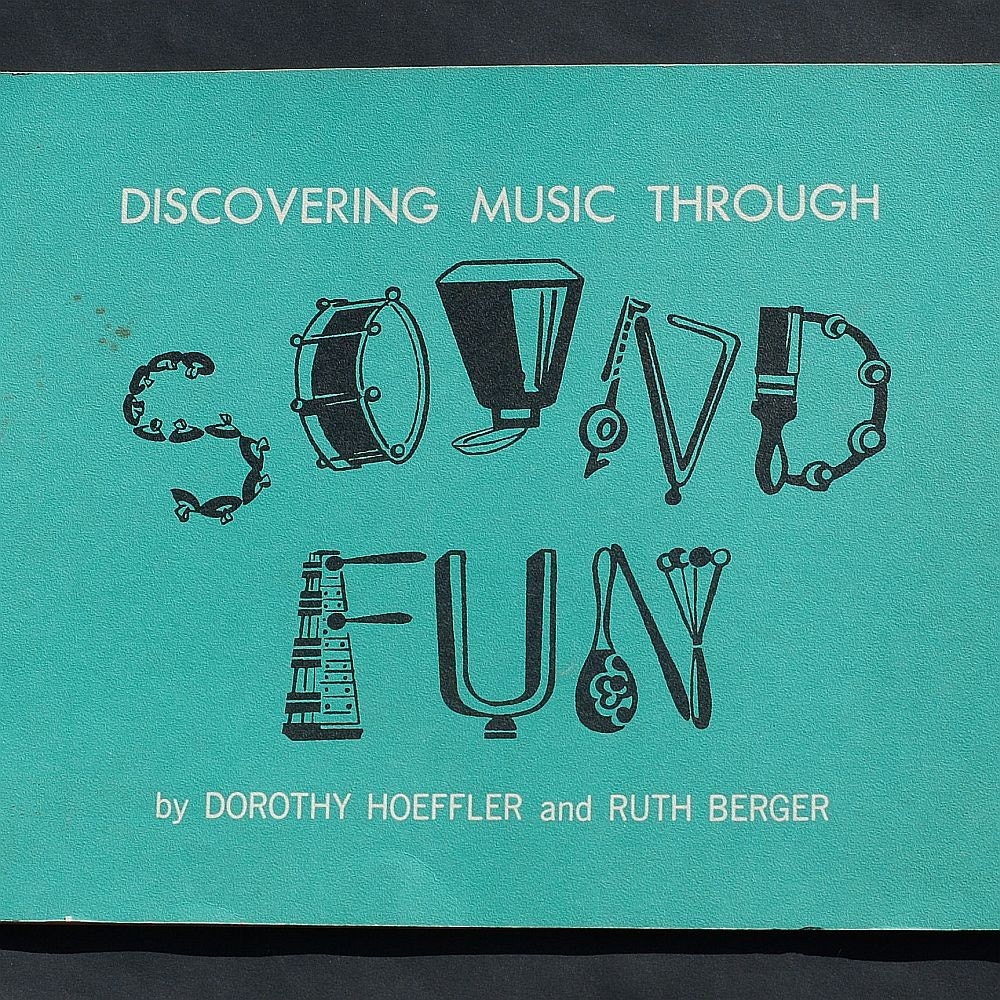 vintage sheet music- colorful illustrated childrens book