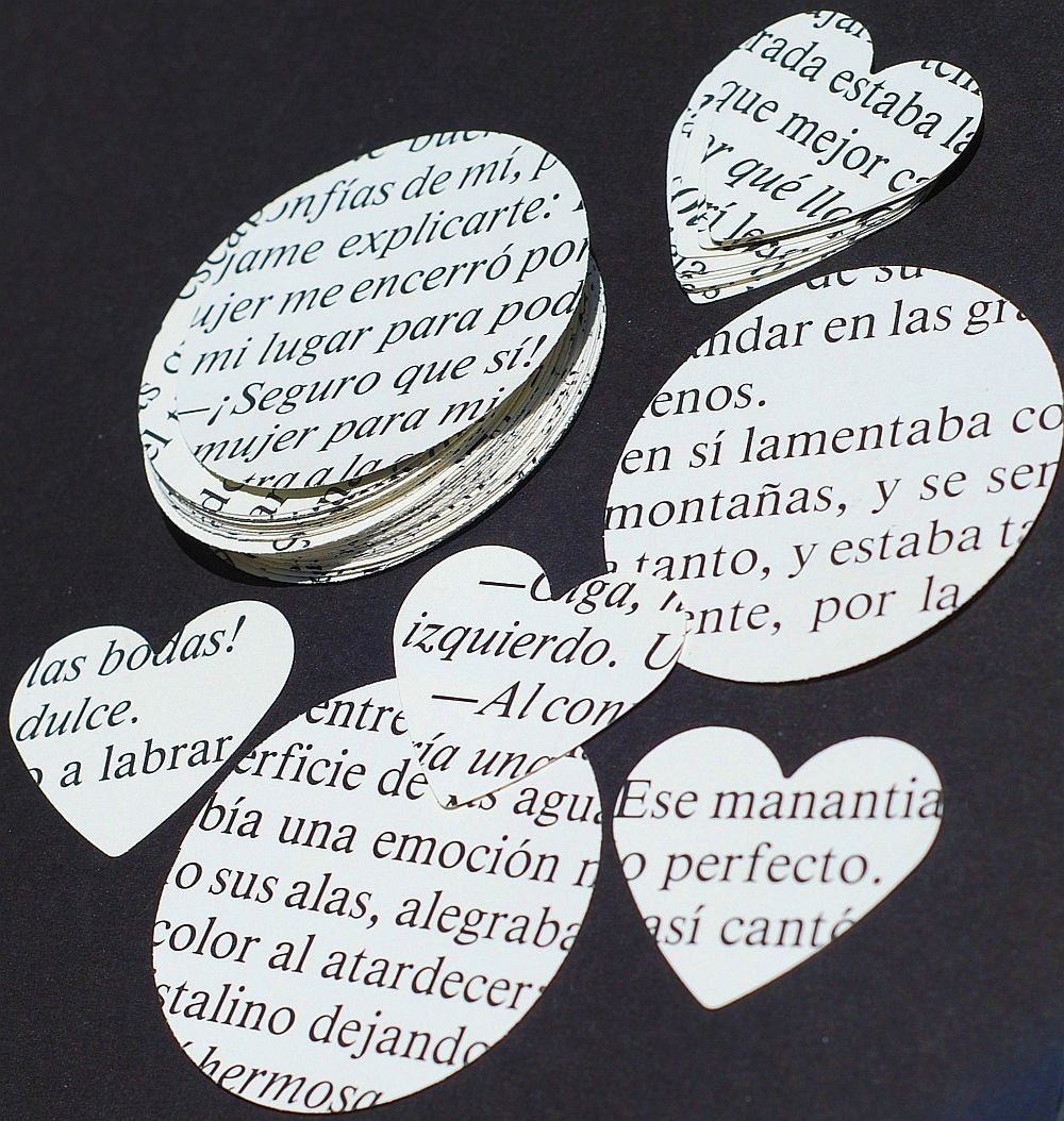 paper circle punches- Spanish childrens text