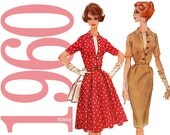 60s Open Bodice Dress Vintage Pattern - B38 - McCalls 5740
