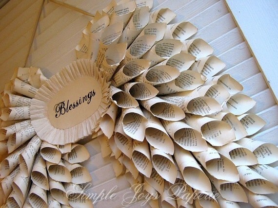 Tattered Angel Wings Paper Sculpture MTO