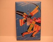 Funky Blue Guy Light Switch Plate