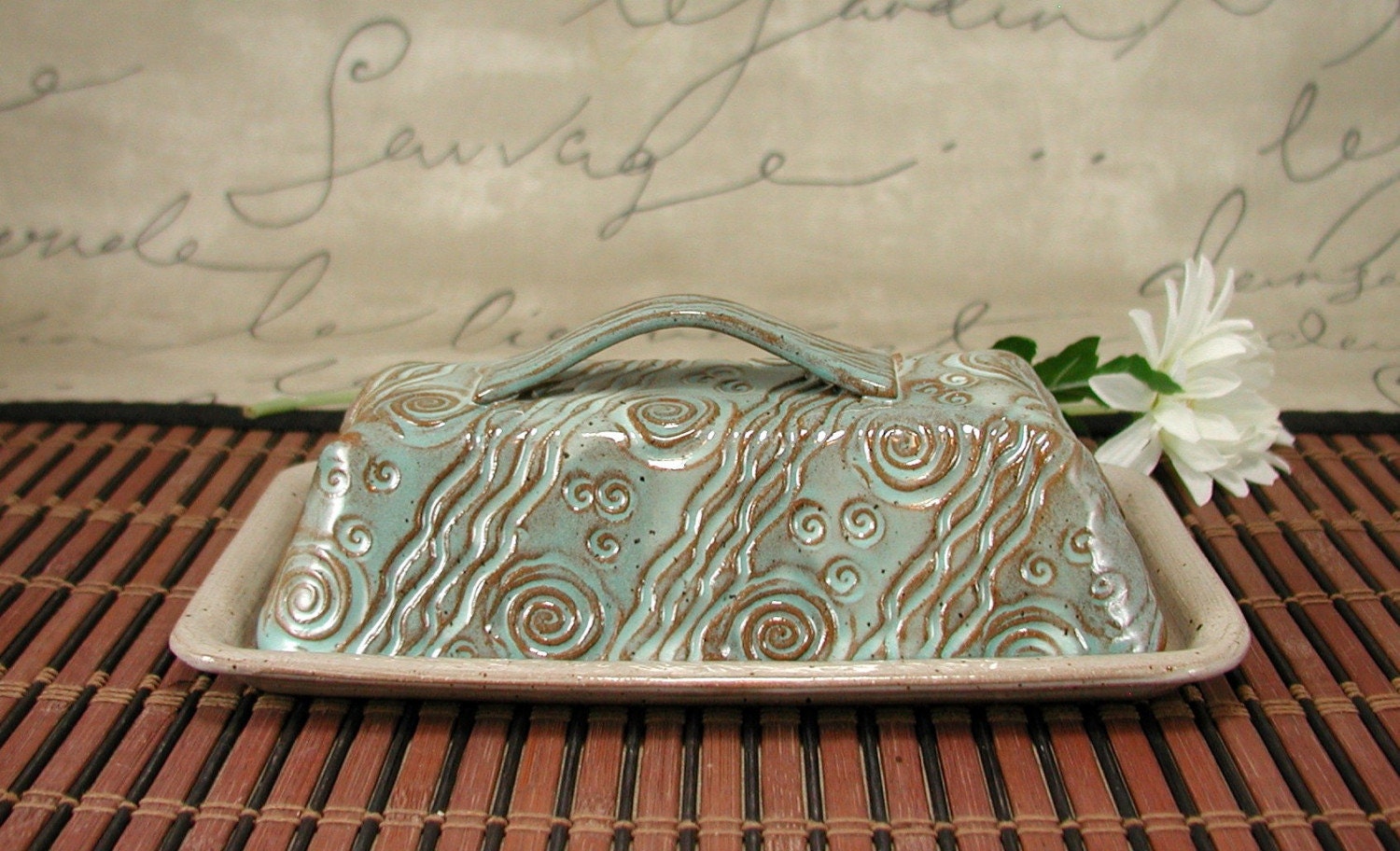 Pottery Butter Dish