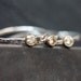 Champagne Diamond Stacking Rings- engagement ring- wedding ring- bridal jewelry- gold, silver- mixed metal- bezel- hammered- simple