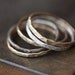 Hammered Gold Stacking Rings - as seen in ELLE and LUCKY Magazine