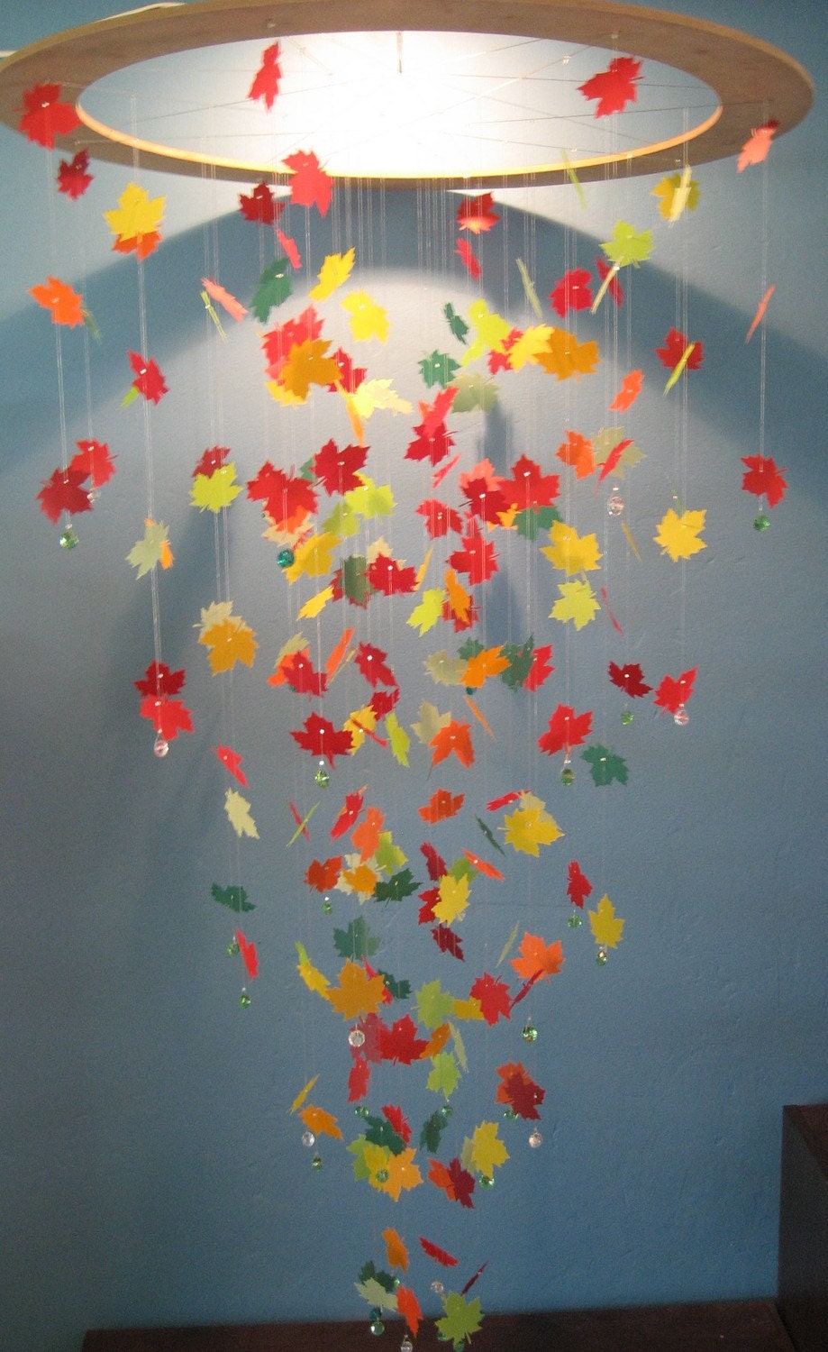 Maple Leaf Mobile in Shades of  Autumn  - EXTRA LARGE