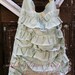 Vintage Market.....Soft Green Gingham.  Shoulder Romantic Garden Bag. Bridesmaid Wedding