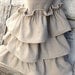 Ruffled Shoulder Canvas Bag, Rustic Ruffles, Farmhouse, Shabby Romantic
