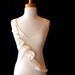 Slip dress - organic cotton bamboo velour in ivory or mink brown