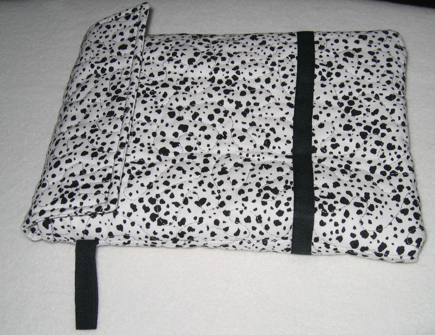 Kindle iPad sleeve - spotted dog fabric