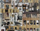 ORIGINAL 12x18 Building Collage
